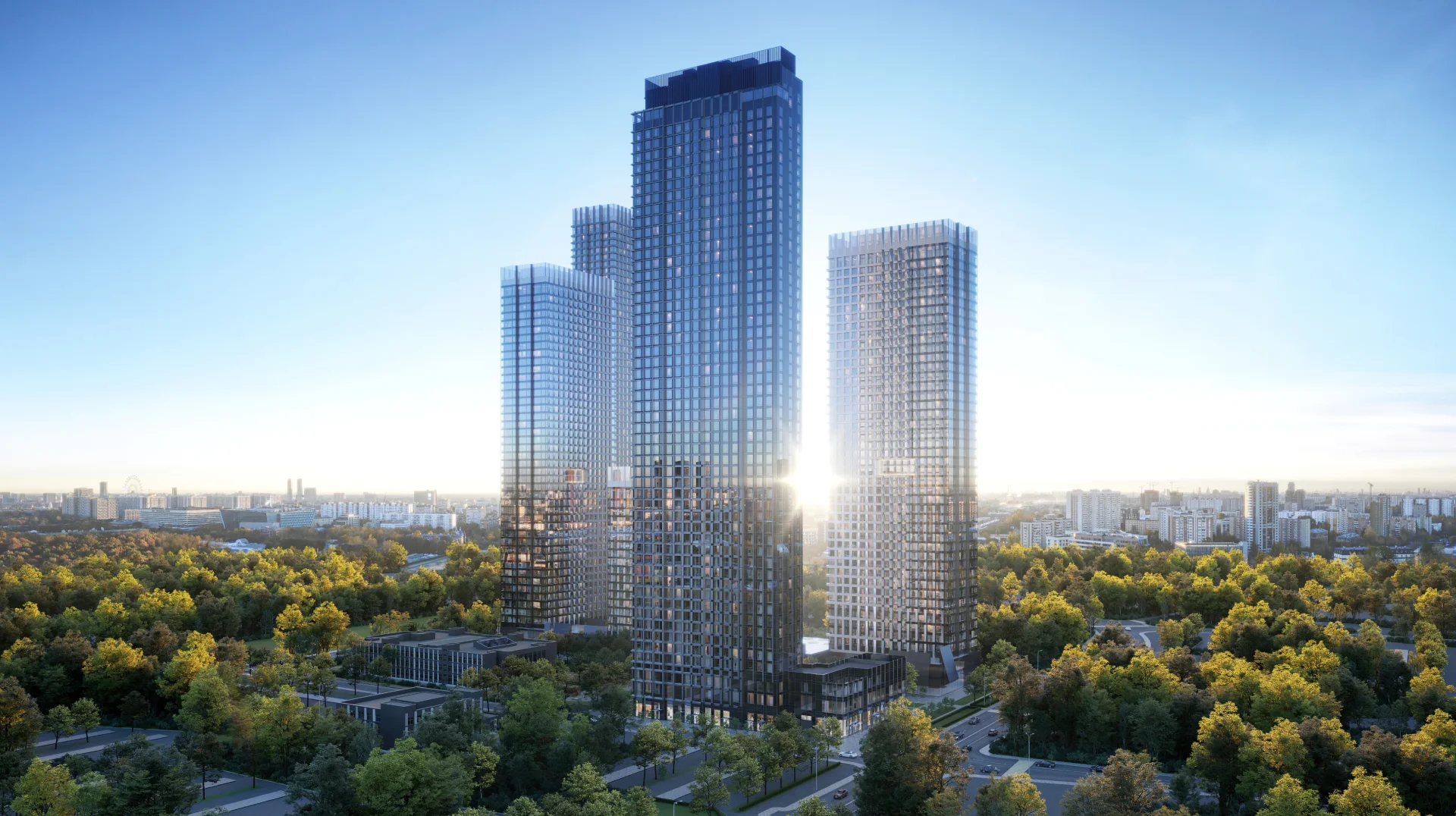 Расположение Upside Towers